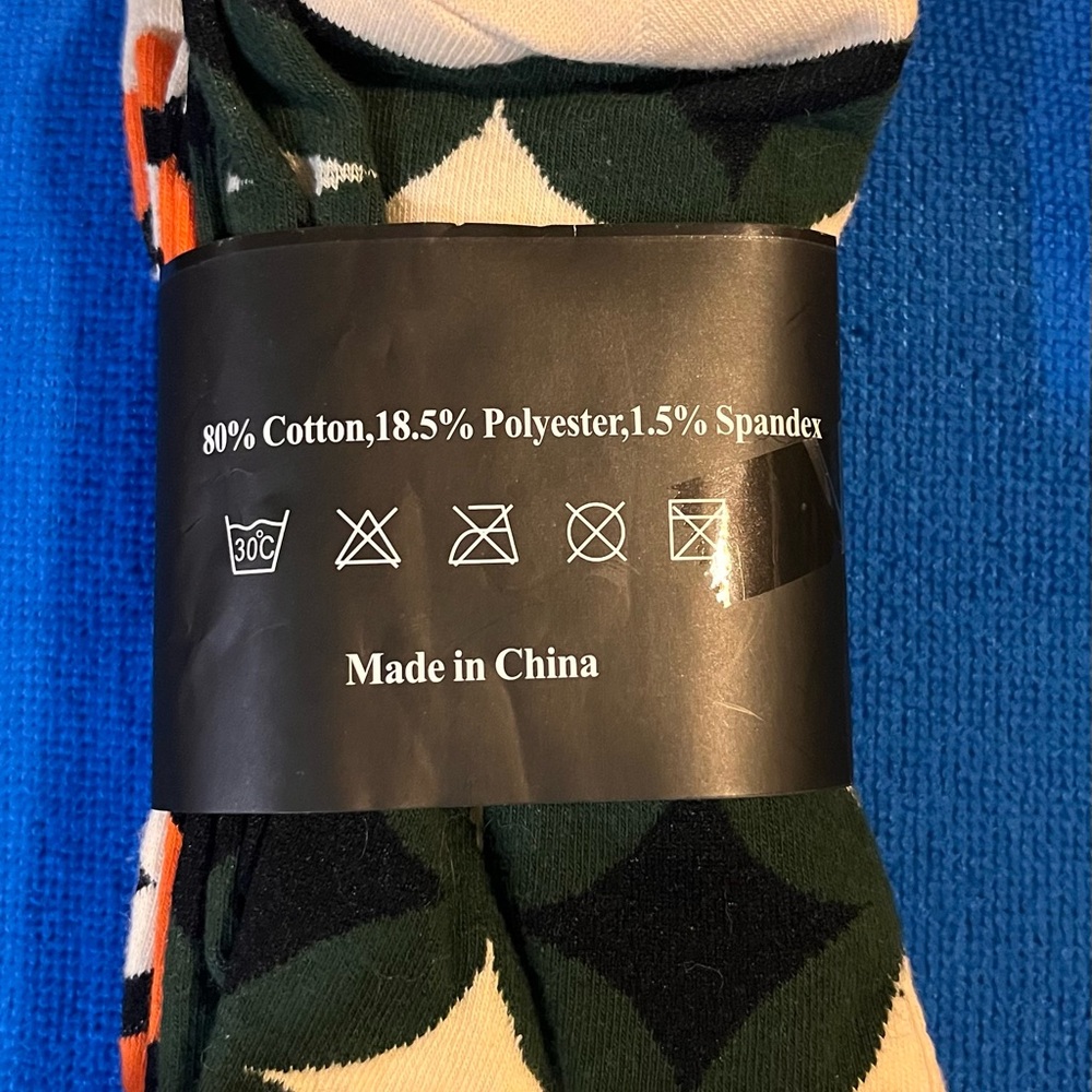Faybox - Geometric Pattern Invisible Socks - Multicolor - Picture 2 of 4